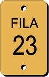 placa numeraciones NM133